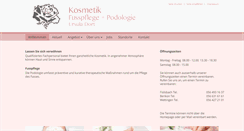 Desktop Screenshot of kosmetik-dort.ch